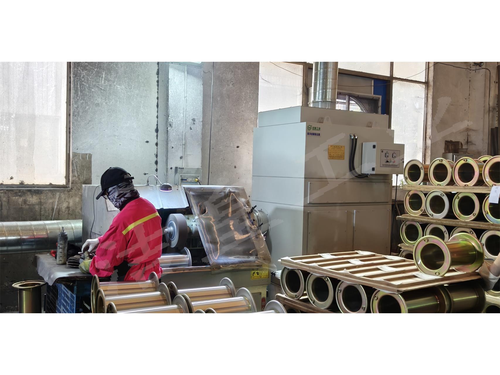 金屬拋光打磨除塵——粉色91视频工業脈衝濾筒除塵器（qì）