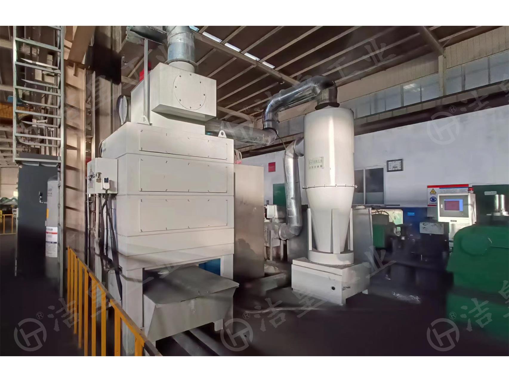 大連外企鋅板機加（jiā）工除塵——旋風分離器+文丘裏濕式除塵器