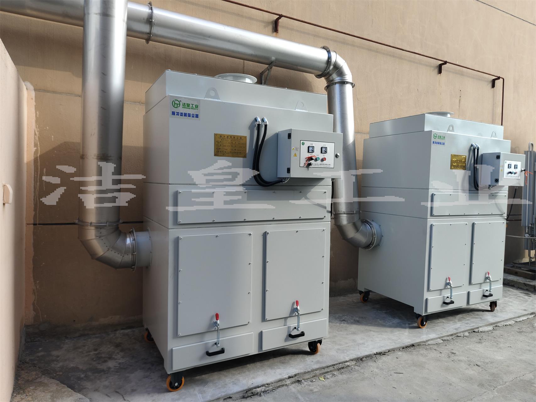 砂輪機（jī）、拋丸機除塵改造——粉色91视频工業